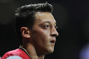 Arsenal V Napoli 2013-14 Prints: Mesut Ozil in Action: Arsenal vs. SSC Napoli, UEFA Champions League, 2013