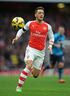 Arsenal V Stoke City 2014-15 Prints: Mesut Ozil in Action: Arsenal vs Stoke City, Premier League 2014-15