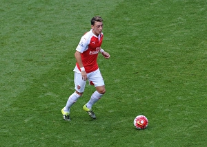 Arsenal V Stoke City 2015-16 Prints: Mesut Ozil in Action: Arsenal vs Stoke City, Premier League 2015-16