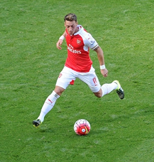 Arsenal V Stoke City 2015-16 Prints: Mesut Ozil in Action: Arsenal vs Stoke City, Premier League 2015-16