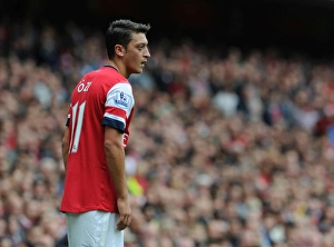 Arsenal V Stoke City 2013-14 Prints: Mesut Ozil in Action: Arsenal vs Stoke City, Premier League 2013-14