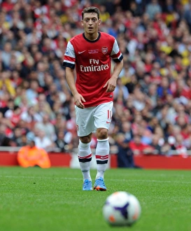 Arsenal V Stoke City 2013-14 Prints: Mesut Ozil in Action: Arsenal vs Stoke City, Premier League 2013-14