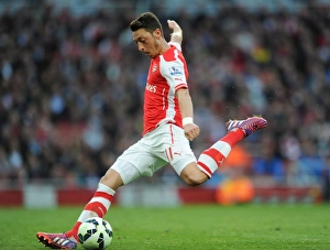 Arsenal V Sunderland 2014-15 Prints: Mesut Ozil in Action: Arsenal vs Sunderland, Premier League 2014-15