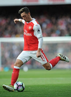 Arsenal V Swansea City 2016-17 Prints: Mesut Ozil in Action: Arsenal vs Swansea City, Premier League 2016-17