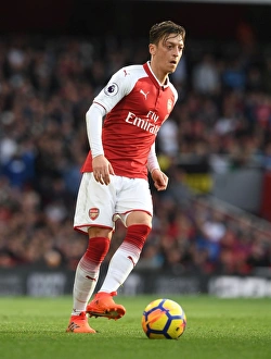 Arsenal V Swansea City 2017-18 Prints: Mesut Ozil in Action: Arsenal vs Swansea City, Premier League 2017-18