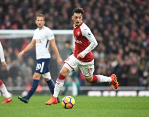 Mesut Ozil in Action: Arsenal vs. Tottenham Hotspur, Premier League 2017-18