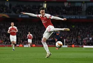 Images Dated 2nd May 2019: Mesut Ozil in Action: Arsenal vs Valencia, UEFA Europa League Semi-Final First Leg