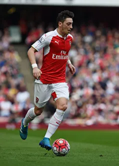 Arsenal V Watford 2015-16 Prints: Mesut Ozil in Action: Arsenal vs. Watford, Premier League 2015-16