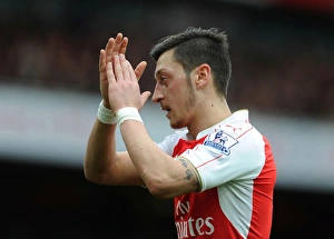 Arsenal V Watford 2015-16 Prints: Mesut Ozil in Action: Arsenal vs. Watford, Premier League 2015-16