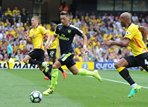 Watford V Arsenal 2016-17 Prints: Mesut Ozil in Action: Arsenal vs. Watford, Premier League 2016-17