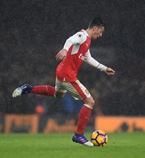 Arsenal V Watford 2016-17 Prints: Mesut Ozil in Action: Arsenal vs. Watford, Premier League 2016-17