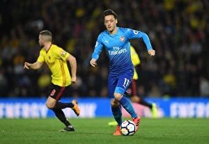 Watford V Arsenal 2017-18 Prints: Mesut Ozil in Action: Arsenal vs. Watford, Premier League 2017-18