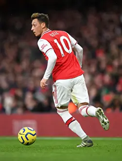 Mesut Ozil in Action: Arsenal vs. Wolverhampton Wanderers, Premier League 2019-20