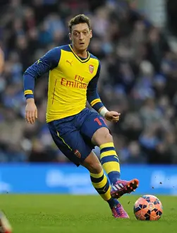 Mesut Ozil in Action: Arsenal's Star Performance against Brighton & Hove Albion, FA Cup 2014-15