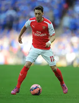 Reading V Arsenal FA Cup Semi Final 2014/15 Prints: Mesut Ozil in Action: Arsenal's Star Performance at FA Cup Semi-Final vs