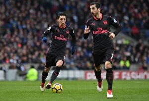 Images Dated 4th March 2018: Mesut Ozil in Action: Brighton & Hove Albion vs. Arsenal, Premier League 2017-18