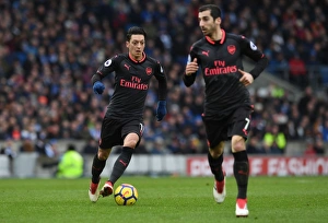 Mesut Ozil in Action: Brighton & Hove Albion vs. Arsenal, Premier League 2017-18