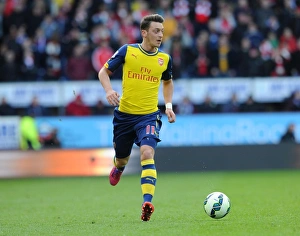 Burnley V Arsenal 2014/15 Prints: Mesut Ozil in Action: Burnley vs. Arsenal, Premier League 2014/15
