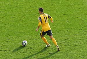 Burnley V Arsenal 2016-17 Prints: Mesut Ozil in Action: Burnley vs Arsenal, Premier League 2016-17
