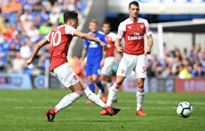 Cardiff City V Arsenal 2018-19 Prints: Mesut Ozil: In Action against Cardiff City, Premier League 2018-19