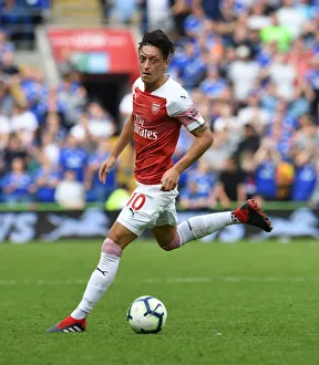 Cardiff City V Arsenal 2018-19 Prints: Mesut Ozil in Action: Cardiff City vs Arsenal, Premier League 2018-19