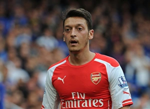 Chelsea V Arsenal 2014-15 Prints: Mesut Ozil in Action: Chelsea vs. Arsenal, Premier League 2014-15
