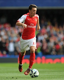 Mesut Ozil in Action: Chelsea vs. Arsenal, Premier League 2014-15