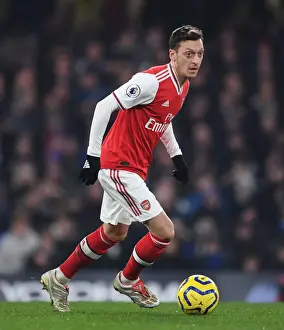 Mesut Ozil in Action: Chelsea vs. Arsenal - Premier League Clash, 2019-2020