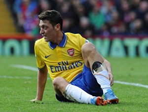 Crystal Palace V Arsenal 2013-14 Prints: Mesut Ozil in Action: Crystal Palace vs Arsenal, Premier League 2013-14