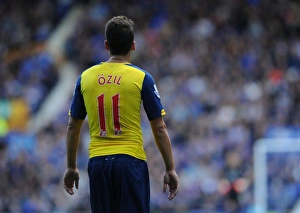 Everton V Arsenal 2014/15 Prints: Mesut Ozil in Action: Everton vs. Arsenal, Premier League 2014/15