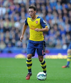 Everton V Arsenal 2014/15 Prints: Mesut Ozil in Action: Everton vs Arsenal, Premier League 2014/15