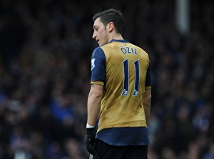 Everton V Arsenal 2015-16 Prints: Mesut Ozil in Action: Everton vs Arsenal, Premier League 2015-16