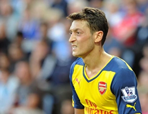 Leicester City V Arsenal 2014-15 Prints: Mesut Ozil in Action: Leicester City vs. Arsenal, Premier League 2014-15