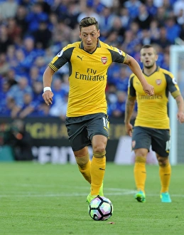 Leicester City V Arsenal 2016-17 Prints: Mesut Ozil in Action: Leicester City vs. Arsenal, Premier League 2016-17