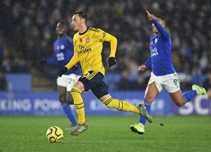 Images Dated 10th November 2019: Mesut Ozil in Action: Leicester City vs. Arsenal FC, Premier League 2019-20