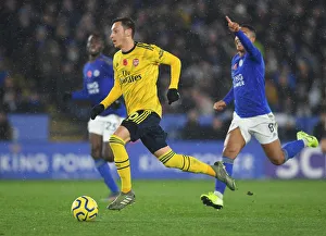 Leicester City V Arsenal 2019-20 Prints: Mesut Ozil in Action: Leicester City vs. Arsenal FC, Premier League 2019-20