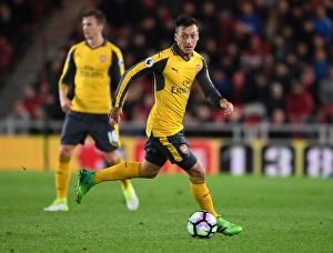 Middlesbrough V Arsenal 2016-17 Prints: Mesut Ozil in Action: Middlesbrough vs. Arsenal, Premier League 2016-17