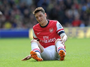 Mesut Ozil in Action: Norwich City vs Arsenal, Premier League 2013-2014