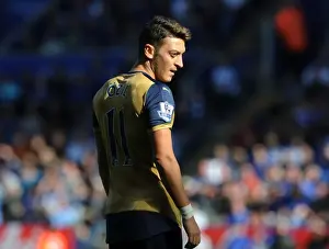 Leicester City V Arsenal 2015/16 Prints: Mesut Ozil in Action: Premier League 2015/16 - Arsenal vs. Leicester City