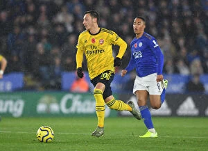 Images Dated 10th November 2019: Mesut Ozil in Action: Premier League Clash between Arsenal and Leicester City, 2019-2020
