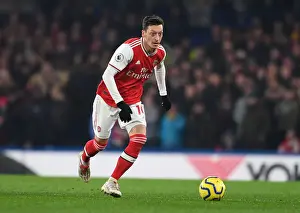 Mesut Ozil in Action: Premier League Clash between Chelsea and Arsenal, 2019-2020