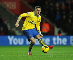 Southampton V Arsenal 2013-14 Prints: Mesut Ozil in Action: Southampton vs. Arsenal, Premier League 2013-14