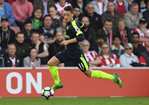 Southampton V Arsenal 2016-17 Prints: Mesut Ozil in Action: Southampton vs Arsenal, Premier League 2016-17