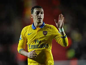Southampton V Arsenal 2013-14 Prints: Mesut Ozil in Action: Southampton vs Arsenal, Premier League 2013-14