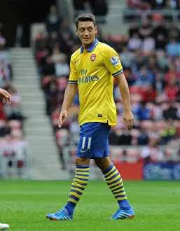 Mesut Ozil: In Action Against Sunderland, Premier League 2013-14