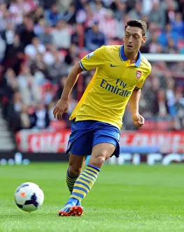 Mesut Ozil: In Action Against Sunderland, Premier League 2013-14
