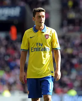 Mesut Ozil: In Action Against Sunderland, Premier League 2013-14
