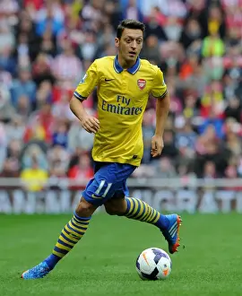 Sunderland V Arsenal 2013-14 Prints: Mesut Ozil: In Action Against Sunderland, Premier League 2013-14