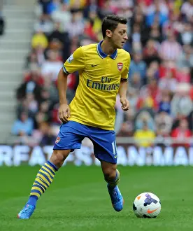 Mesut Ozil: In Action Against Sunderland, Premier League 2013-14