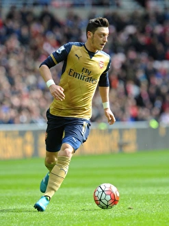 Sunderland V Arsenal 2015-16 Prints: Mesut Ozil in Action: Sunderland vs. Arsenal, Premier League 2015-16